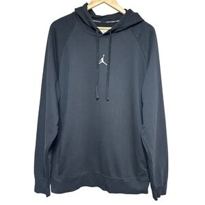 Nike Jordan Sport Dri-FIT Pullover Hoodie Sweatshirt Mens XL Black Activewear